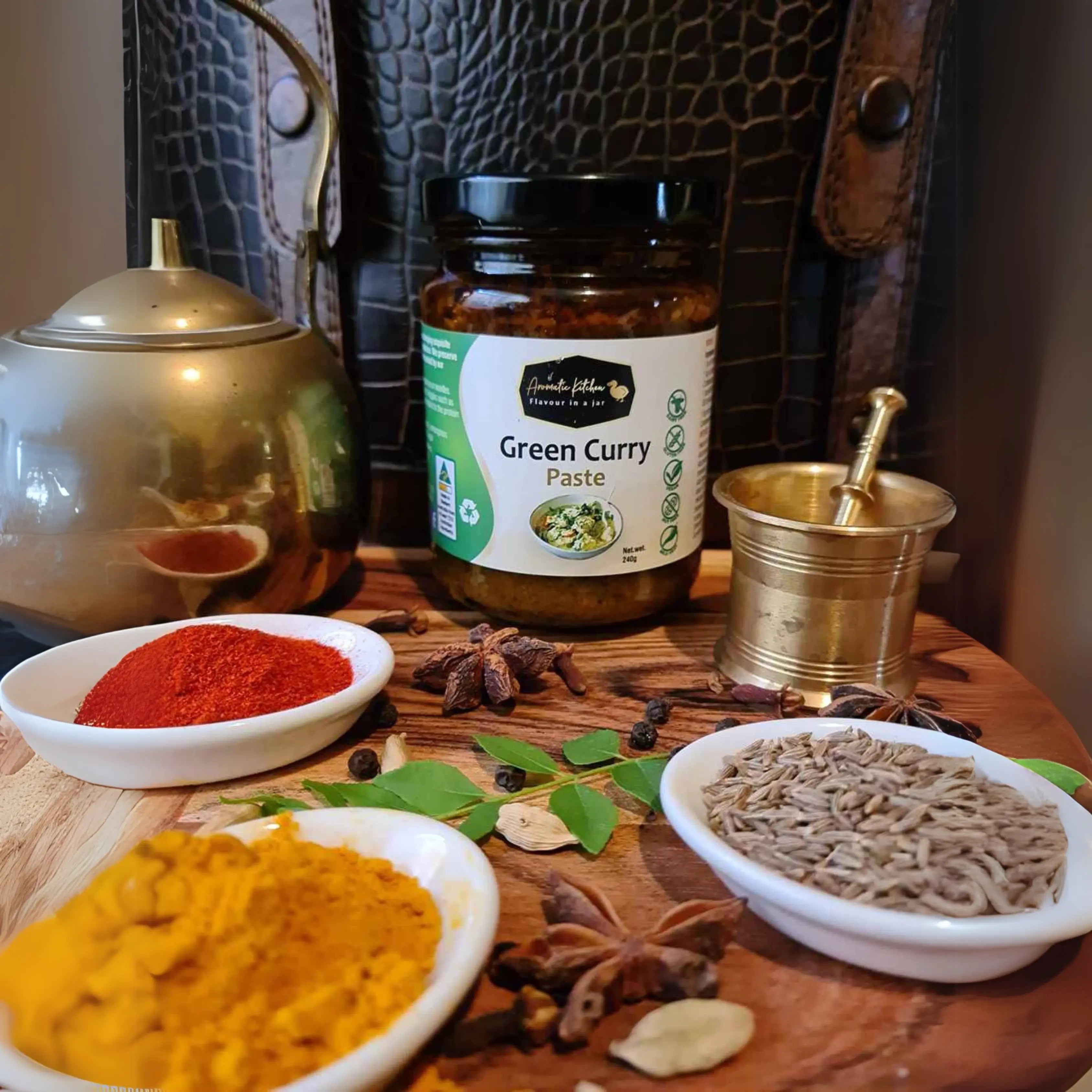 Aromatic Kitchen Green Curry Paste – Herbal Thai-inspired curry paste