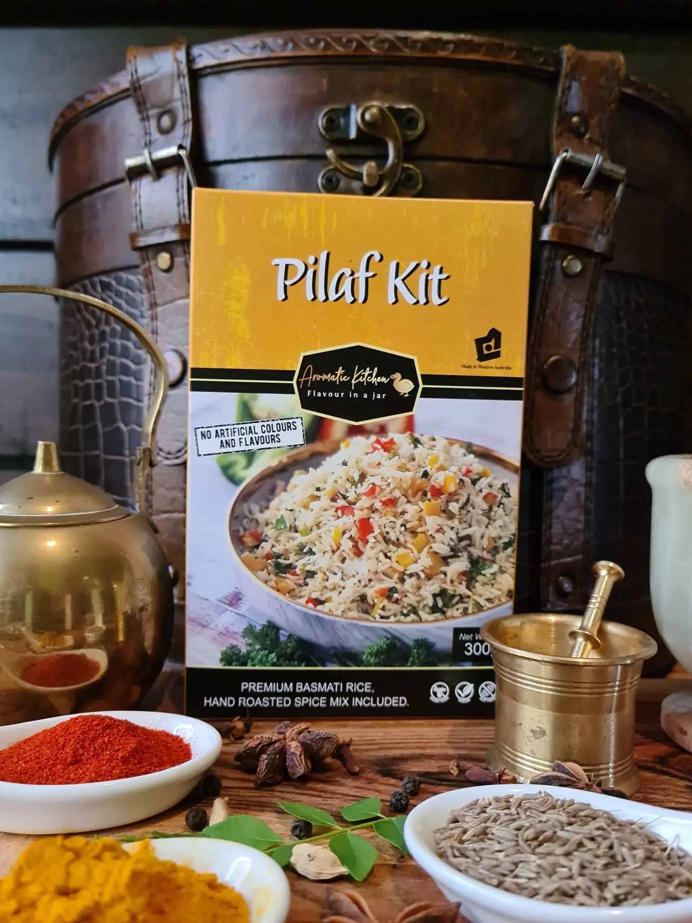 Aromatic Kitchen Pilaf Kit – Fragrant rice meal kit with traditional spices