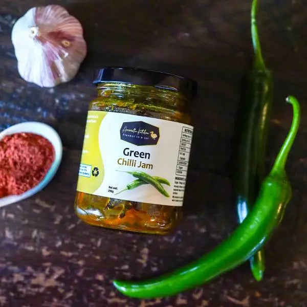 Green Chilli Jam - Aromatic Kitchen